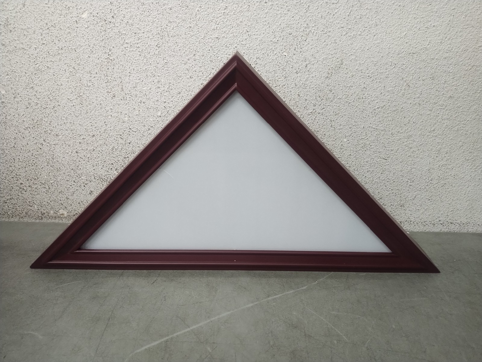 Red Wood Burial Flag Case 13"